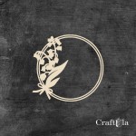 Chipboard Wreaths 2361 (2 pcs, dia aprox. 7x0,15cm)