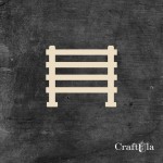 Set of Chipboard Hurdles 2418 (2 pcs, 7x4x0,15cm each)