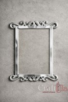 Mirrored silver plexiglass Frame 132 (1 pcs, 9x7,5cm)