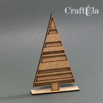 HDF Christmas Tree 2S (8,5x15x5x0,3 cm +stand)