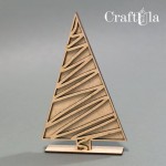 HDF Christmas Tree 3L (25x14,5x0,3 cm +stand)