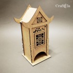 HDF Teabox, house 276 (height around 23 cm)