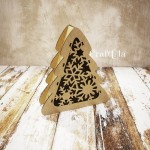 HDF Christmas tree 380 – box (height around 21 cm, width 18 cm)