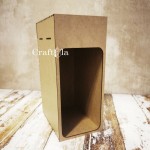 HDF Book nook with a spot for mounting lighting 385 (h 28cm, w 12cm, d 18 cm)