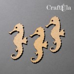 Mini HDF Seahorse (3 pcs, 8-4cx0,3cm)