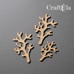 Mini HDF corals (3 pcs, 8-4cx0,3cm)