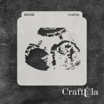 Stencil 0018k – USG, 15x16 cm x 0,35 mm, semi-translucent