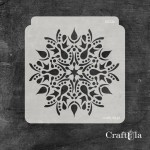 Stencil 0032k – Napkin, 15x16 cm x 0,35 mm, semi-translucent