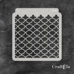 Stencil 0038k, 15x16 cm x 0,35 mm, semi-translucent