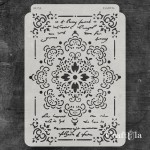 Stencil 003XL – Ornaments, 30x22 cm x 0,35 mm, semi-translucent