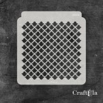 Stencil 0051k, 15x16 cm x 0,35 mm, semi-translucent