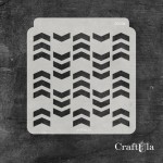 Stencil 0053k – Tags, 15x16 cm x 0,35 mm, semi-translucent