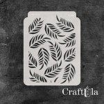 Stencil 0244, 15x20 cm x 0,35 mm, semi-translucent