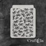 Stencil 0256, 15x20 cm x 0,35 mm, semi-translucent