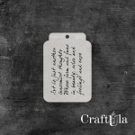 Stencil ATC 272, 8x11,5 cm x 0,35 mm, semi-translucent