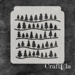 Stencil 0288, 15x16 cm x 0,35 mm, semi-translucent