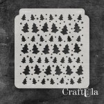 Stencil 0289, 15x16 cm x 0,35 mm, semi-translucent