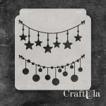 Stencil 0291, 15x16 cm x 0,35 mm, semi-translucent