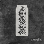 Stencil 109 – Border, 6,5x16 cm x 0,35 mm, semi-translucent