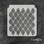 Stencil 115 – Rainbow, 15x16 cm x 0,35 mm, semi-translucent