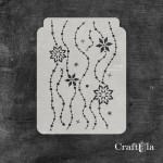 Stencil 158 – Christmas, 16x20 cm x 0,35 mm, semi-translucent