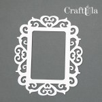Set of Chipboard Frames 0015S (3 pcs, approx. 9x8x0,15cm)