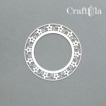 Set of Chipboard Frames 0022XS (4 pcs, dia approx. 6cm x0,15cm)