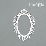Set of Chipboard Frames 0024XS (4 pcs, approx. 6x4x0,15cm)