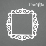 Set of Chipboard Frames 0025M (2 pcs, approx. 12x12x0,15cm)
