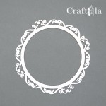 Set of Chipboard Frames 0033M (2 pcs, dia approx. 12cm x0,15cm)
