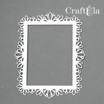 Chipboard Frame 0037L (approx. 14x11,5x0,15cm)