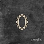 Set of Chipboard Frames 0039XS (4 pcs, approx. 6x4x0,15cm)