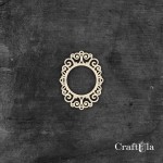 Set of Chipboard Frames 0040XS (4 pcs, approx. 6x4x0,15cm)