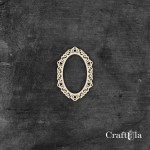 Set of Chipboard Frames 0042XS (4 pcs, approx. 6x4x0,15cm)