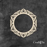 Chipboard Frame 0044L (dia approx. 14x0,15cm)