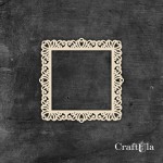 Set of Chipboard Frames 0047M (2 pcs, approx. 12x12x0,15cm)
