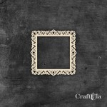 Set of Chipboard Frames 0047S (3 pcs, approx. 9x9x0,15cm)