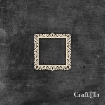 Set of Chipboard Frames 0047XS (4 pcs, approx. 6x6x0,15cm)