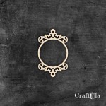 Set of Chipboard Frames 0049M (2 pcs, approx. 12x9x0,15cm)