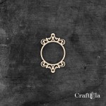 Set of Chipboard Frames 0049S (3 pcs, approx. 9x6x0,15cm)