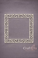 Set of Chipboard Frames 0069M (2 pcs, approx. 12x12x0,15cm)
