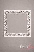 Set of Chipboard Frames 0072M (2 pcs, approx. 12x12x0,15cm)