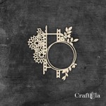 Chipboard Frame 1472 (approx. 9X8,5x0,15cm)