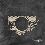 Chipboard Frame 1474 (approx. 12x7,5x0,15cm)