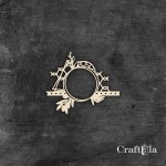 Set of Chipboard Frames 1483 (2 pcs, approx. 9x7x0,15cm)