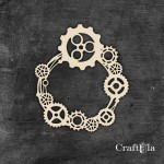 Chipboard Frame 1525 – Steampunk - (approx. 11x11x0,15cm)