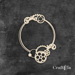 Chipboard Frame 1561 – Steampunk - (approx. 11x11x0,15cm)