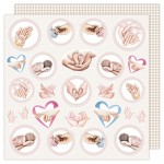 Double-sided paper Waiting For You – Elements 5, 30,5x30,5cm 250 gsm (1 sheet)