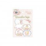 Tag set Believe in Fairies 04, 6 pcs (240 gsm, double sided, element size: 5x6,5cm, paper bag)