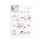 Paper die cut garland Have Fun, 15 pcs (240 gsm, double sided, size: 6x10cm, paper bag)